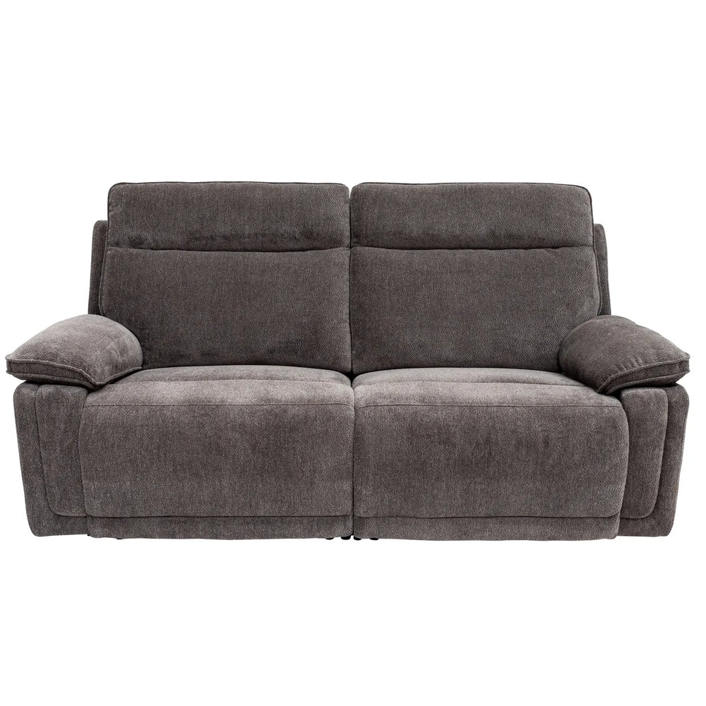 Gray sofa on a white background