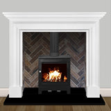 58'' Traditional / Classic Bolection Honed Carrara