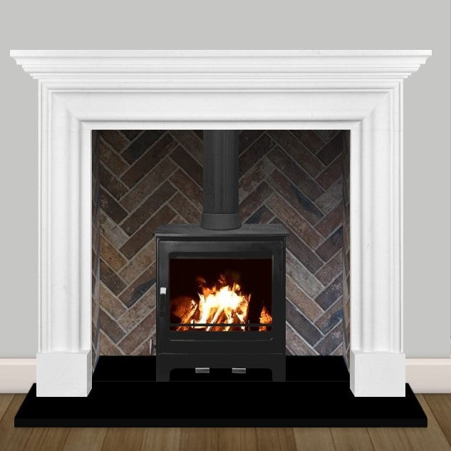 54'' Traditional / Classic Bolection Honed Carrara
