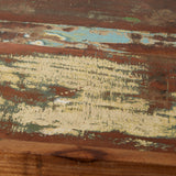 Coastal large TV media credenza made from reclaimed wood