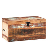 Coastal trunk box made from reclaimed wood, eco-friendly design