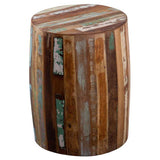 Coastal Drum Stool - View 2
