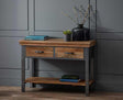Metropolis Industrial 2 Drawer Console Table