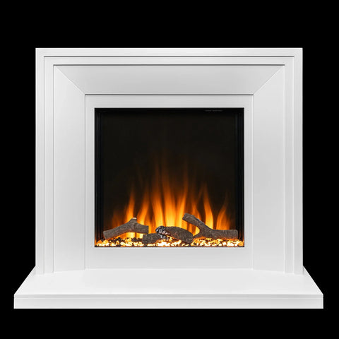 10 flame & fuel bed colors on Ezee Glow Daytona electric fire suite.