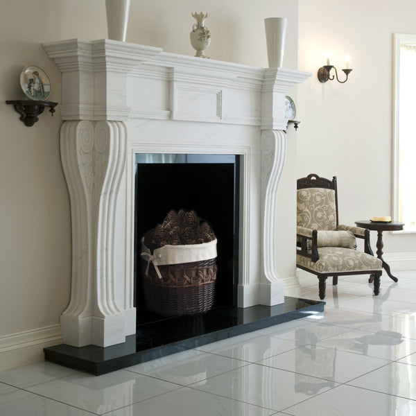 65'' De Gaulle Honed Carrara Surround