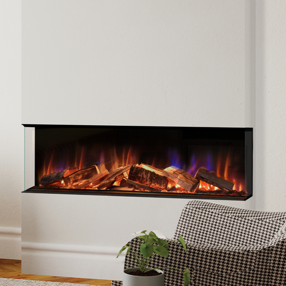 Evonic E-lectra 1250 Glass Fronted Fire