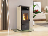 Elm 8 Pellet Stove - Back View