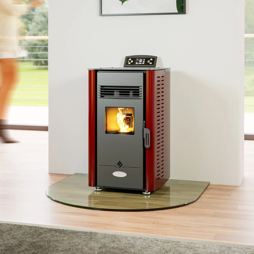 Elm 4 Pellet Stove - Side View