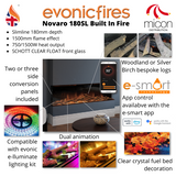 Evonic Halo 1500 SL / Novaro 180SL Built In Electric Fire