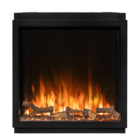 Modern fireplace with Ezee Glow Celestial 750 flames.
