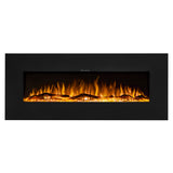 Ezee Glow 50" Zara Metal Wall Hung Fire
