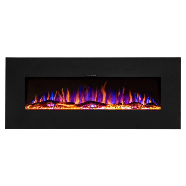 Ezee Glow 50" Zara Metal Wall Hung Fire