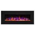 Ezee Glow 50" Zara Metal Wall Hung Fire