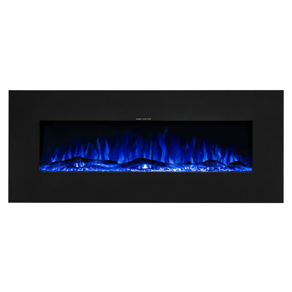Ezee Glow 50" Zara Metal Wall Hung Fire