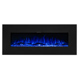 Ezee Glow 50" Zara Metal Wall Hung Fire