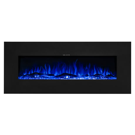 Ezee Glow 50" Zara Metal Wall Hung Fire