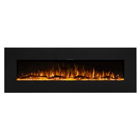 Ezee Glow 60" Grand Zara Metal Wall Hung Fire