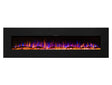 Ezee Glow 72" Zara XL Metal Wall Hung Fire