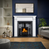 54" Dublin Corbel Polished Polar White