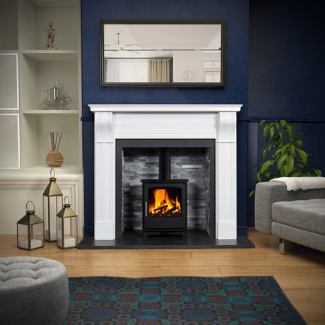 54" Dublin Corbel Polished Polar White