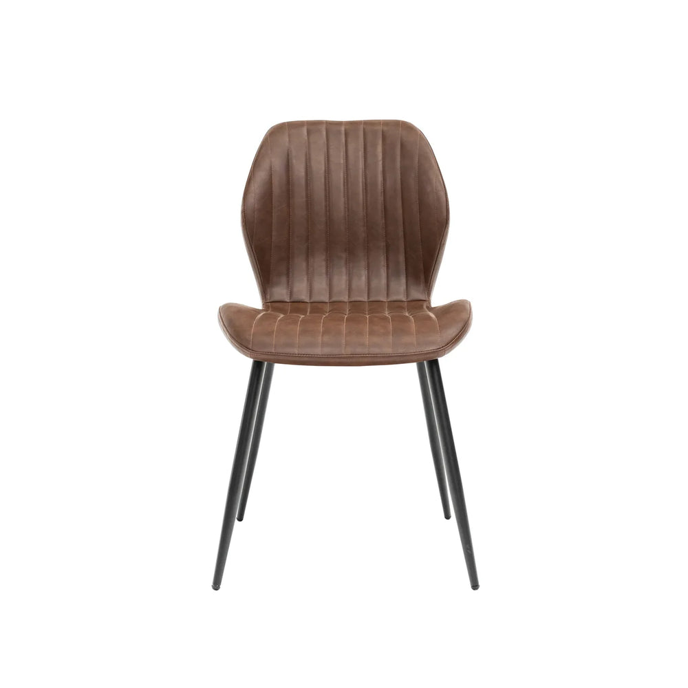 Fontana Dining Chair - Tan PU