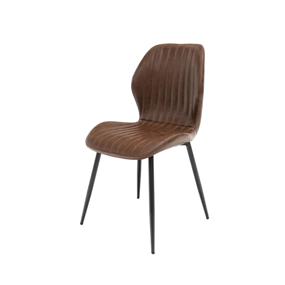 Fontana Dining Chair - Tan PU