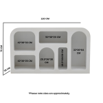 Geo Geometric Medium Sideboard / Display Cabinet / Bookshelf - View 5