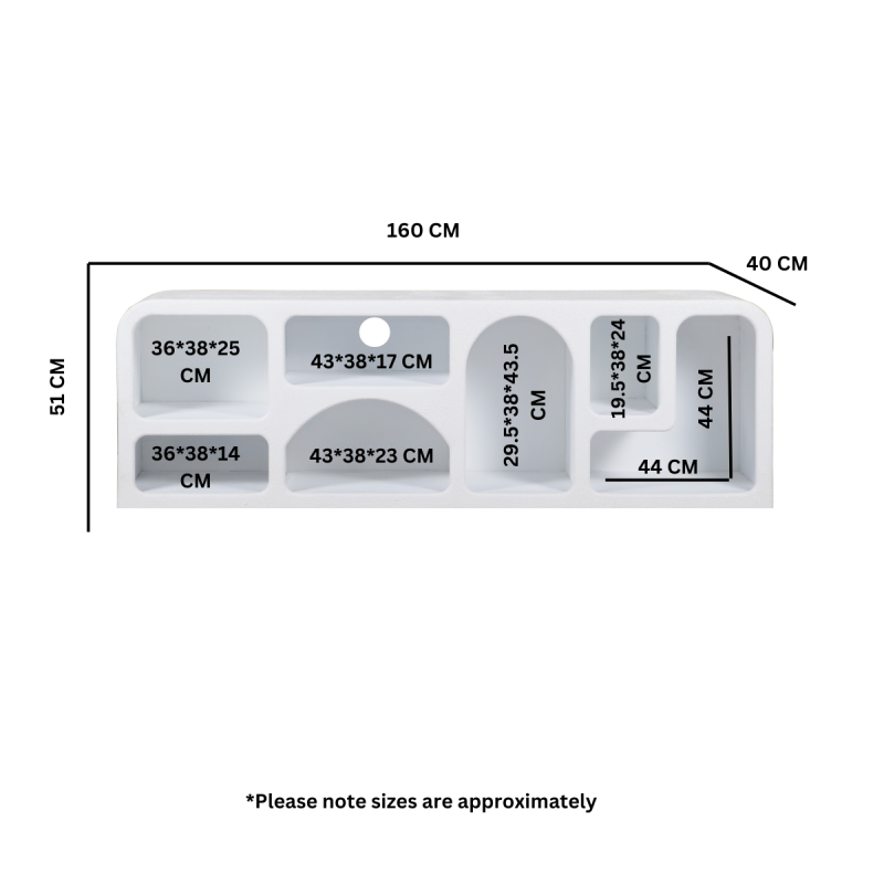 Geo Geometric Large Tv Cabinet