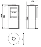 Geneva 5kW Wood Burning (Eco)