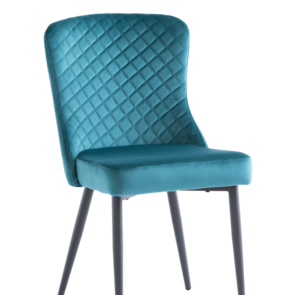 Elegant Peacock Velvet Dining Chair for Stylish Dining Rooms