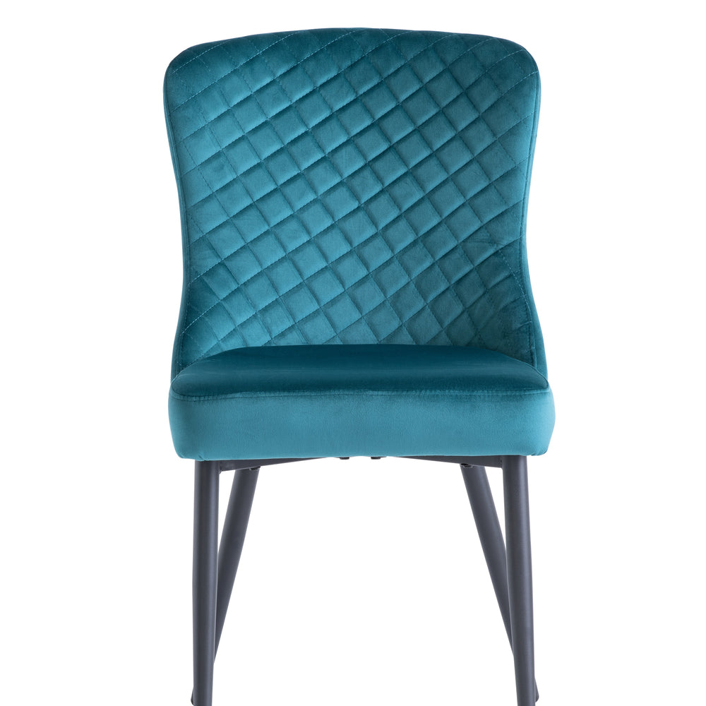 Elegant Peacock Velvet Dining Chair for Stylish Dining Rooms