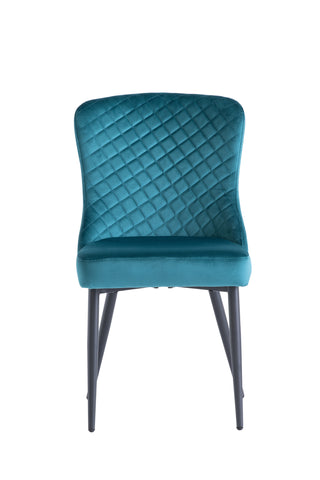 Elegant Peacock Velvet Dining Chair for Stylish Dining Rooms