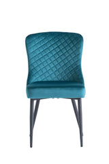 Elegant Peacock Velvet Dining Chair for Stylish Dining Rooms