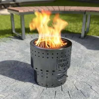 Fire Pit Henley Halo Silver 35cm x 35cm -  - 105-466832