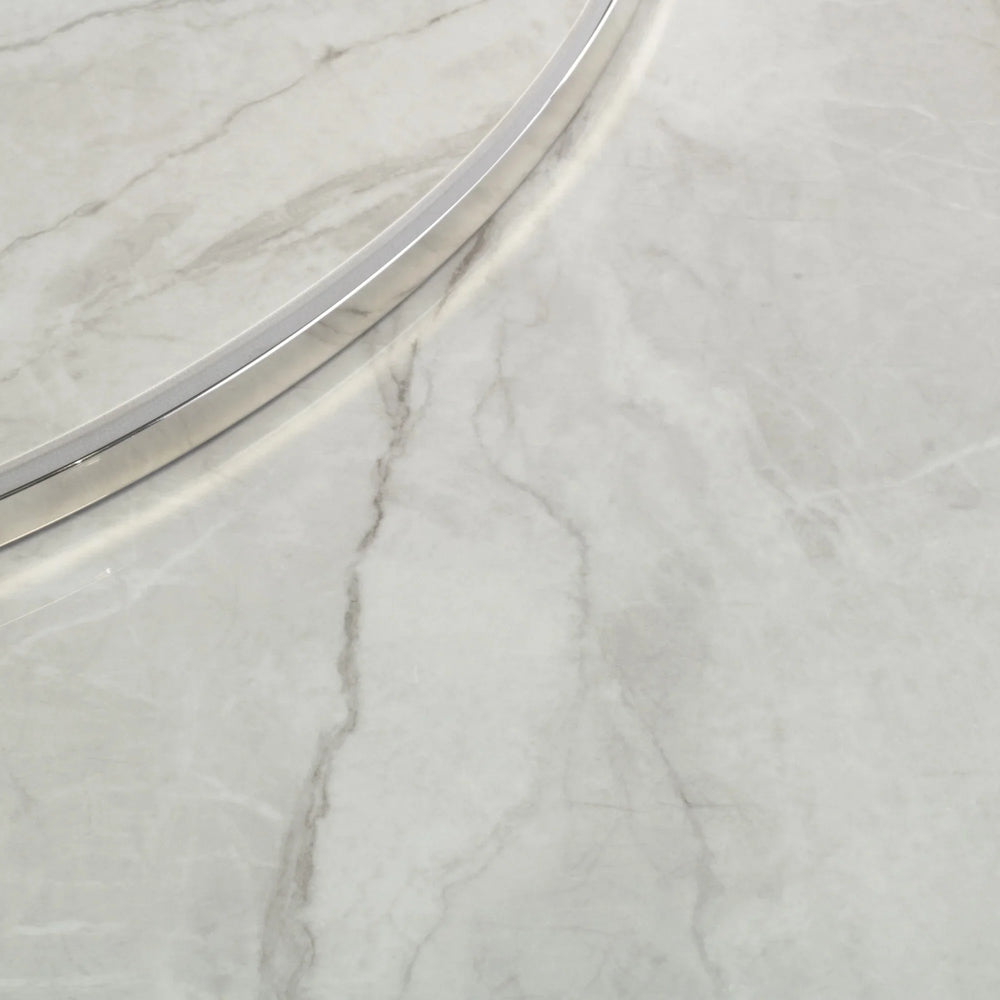 Stylish Grey Round Coffee Table Set for Modern Living Rooms