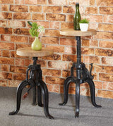 Cosmo Industrial Small Crank Table