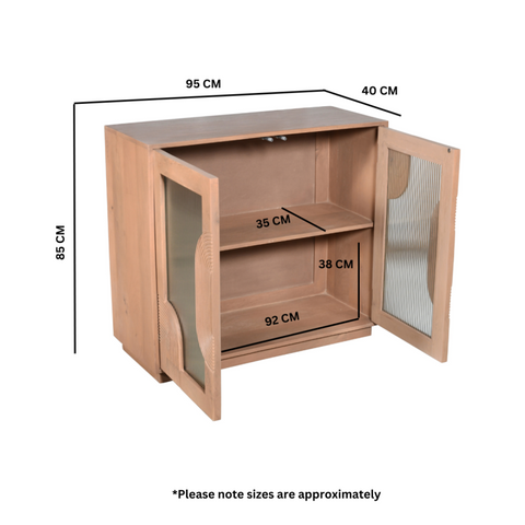 Indus Solid Wooden Medium Sideboard