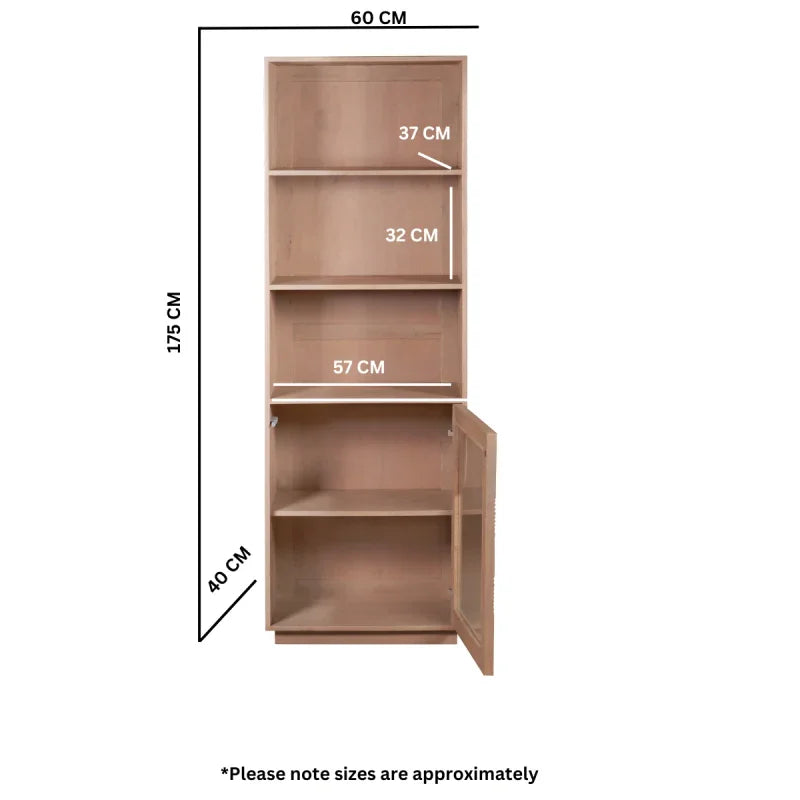 Indus Solid Wood Bookcase - View 4