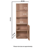 Indus Solid Wood Bookcase - View 4