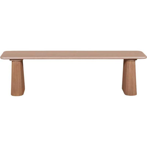 Indus Solid Wood Dining Bench - View 2
