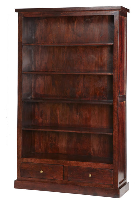 Jaipur Dark Mango Large Bookcase made from solid mango wood