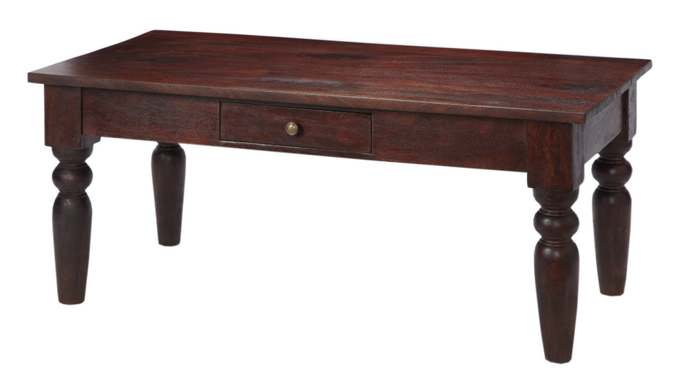 Jaipur Dark Mango Coffee Table made from solid mango wood