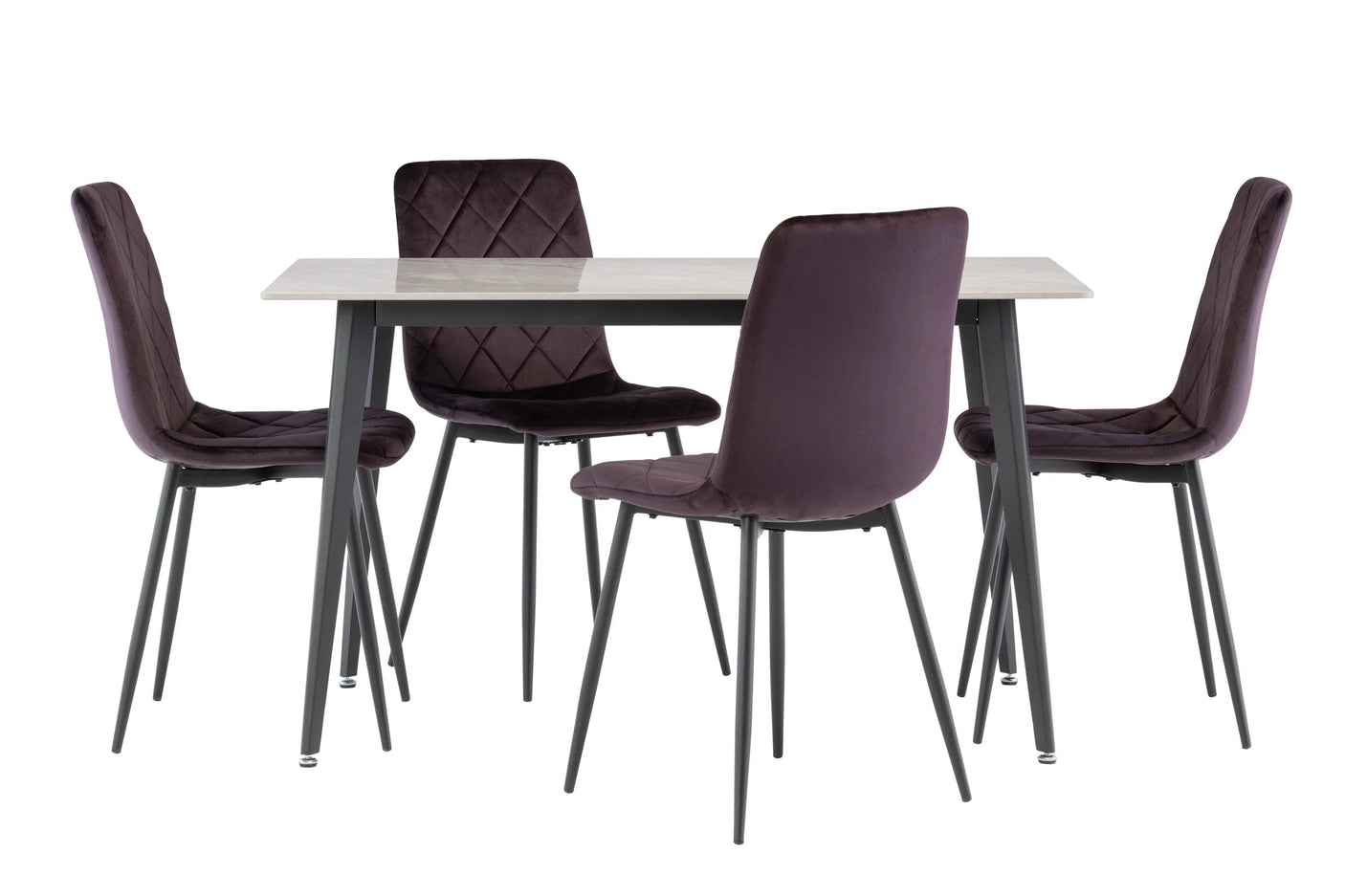 1.3m Grey Dining Table - Stylish and Modern Furniture Piece