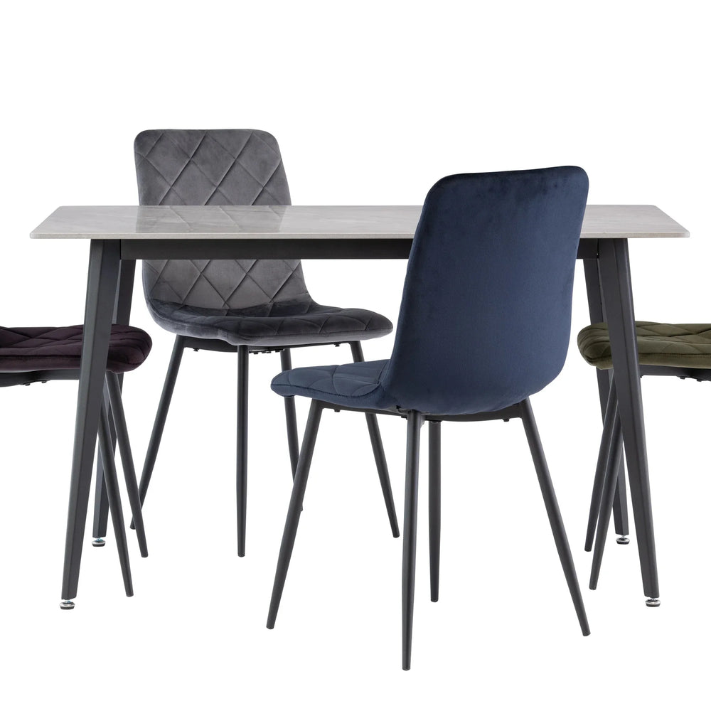 1.3m Grey Dining Table - Stylish and Modern Furniture Piece