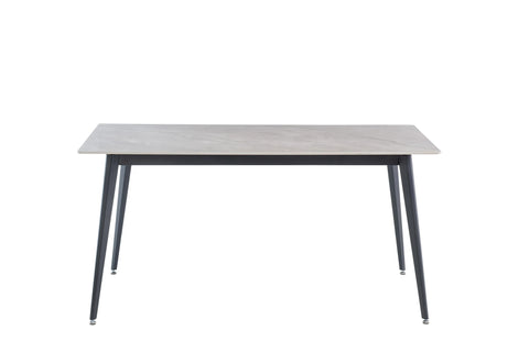 Elegant 1.6m Grey Dining Table for Modern Interiors