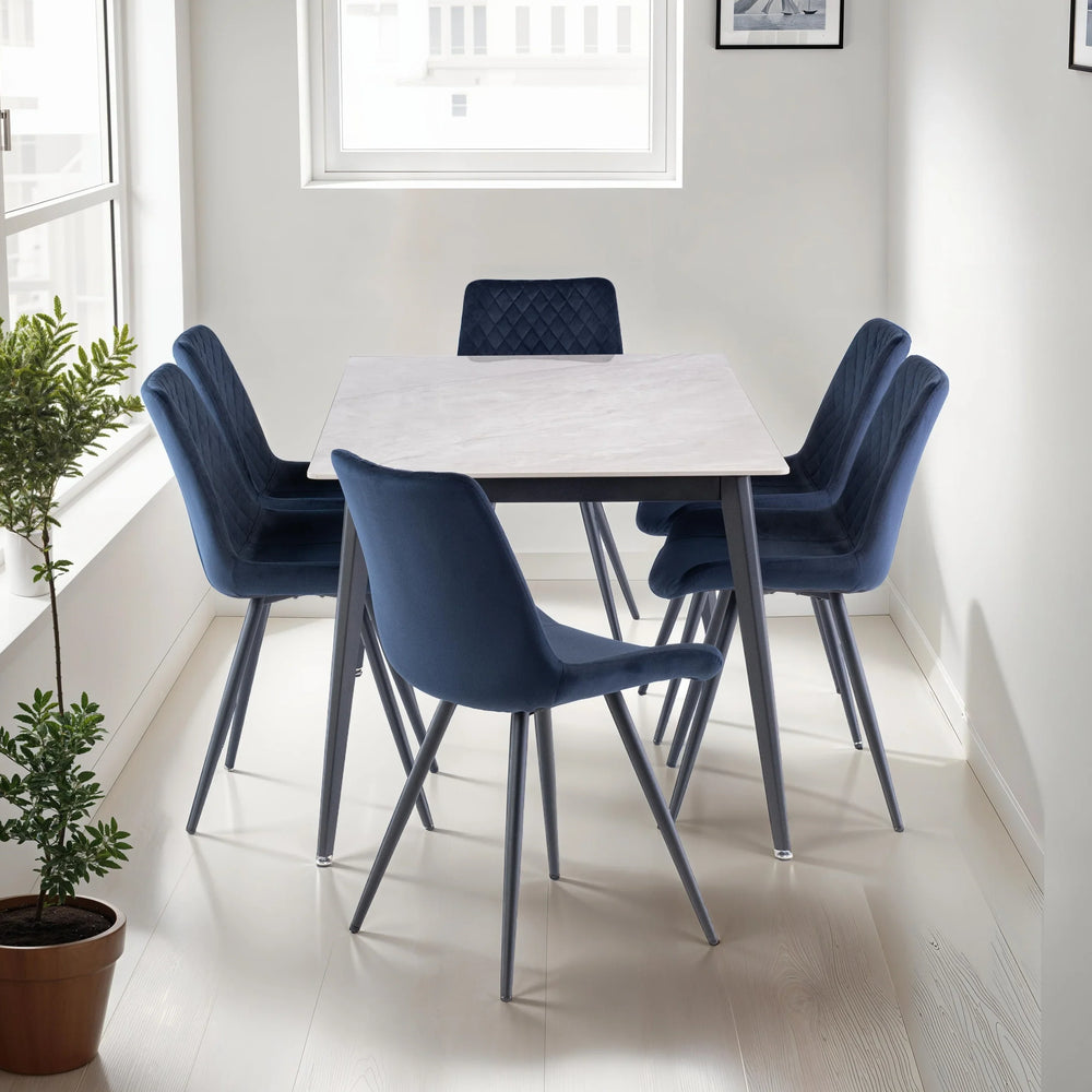 Elegant 1.6m Grey Dining Table for Modern Interiors