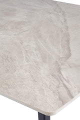 Elegant 1.6m Grey Dining Table for Modern Interiors