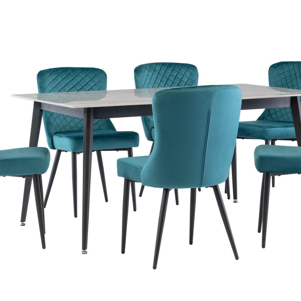 Elegant 1.6m Grey Dining Table for Modern Interiors