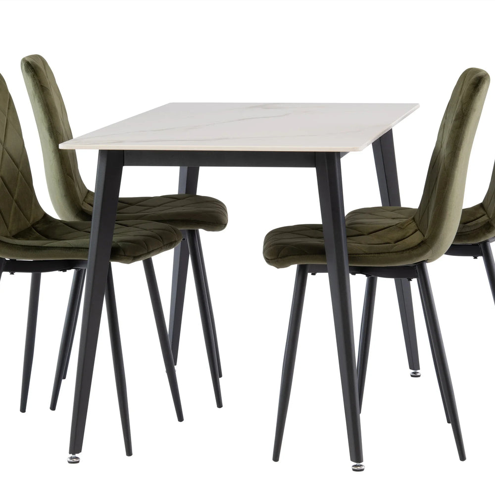 Elegant 1.3m Gold Dining Table for Stylish Home Interiors