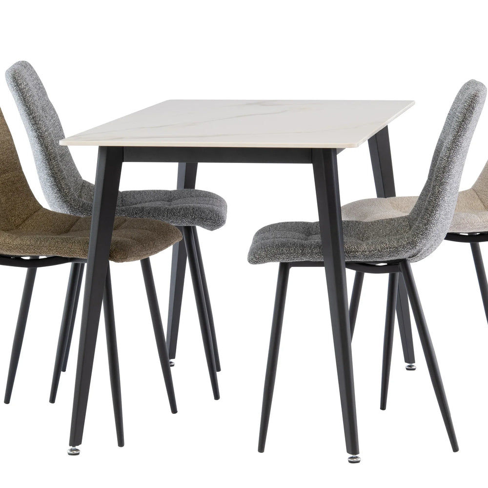 Elegant 1.3m Gold Dining Table for Stylish Home Interiors